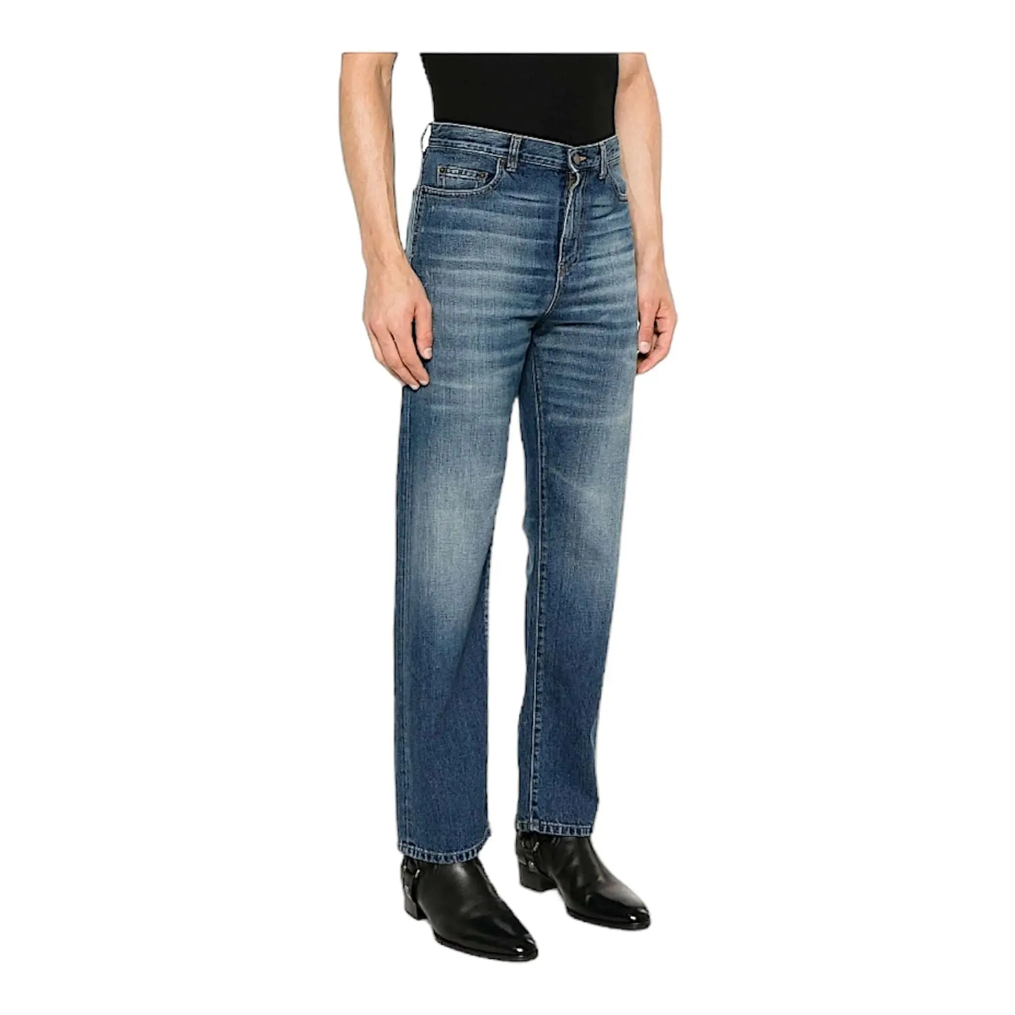 Saint Laurent Straight-Leg Jeans