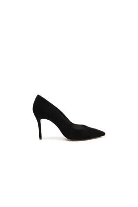 Schutz Lou Lo Blk Suede