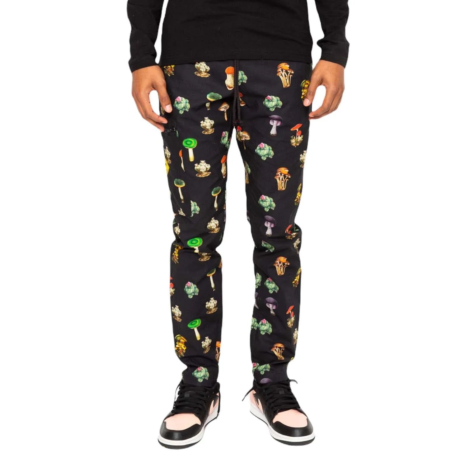 Stash Pant - Mushrooms & Cacti Black