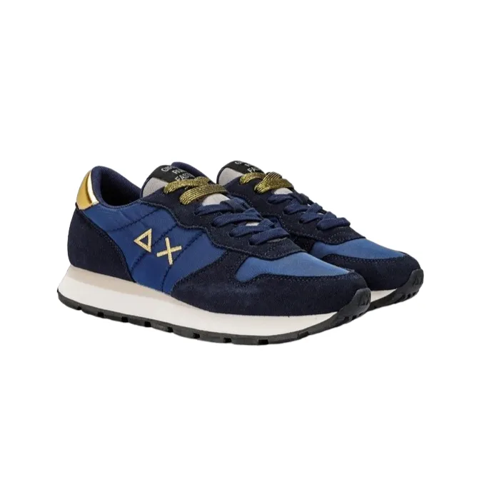 Sun68 Ally Gold Z42202 07 blue women's sneakers shoe