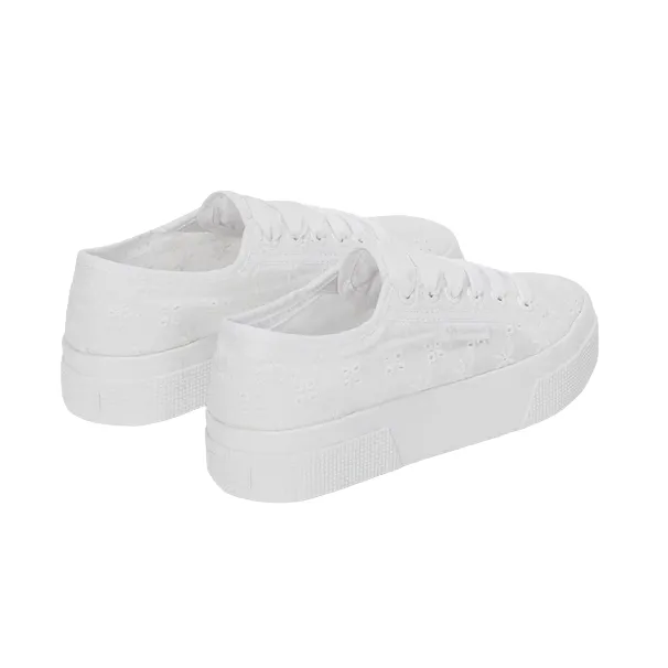 Superga canvas sneakers shoe 2740 Flower Sangallo S2148KW A0A white