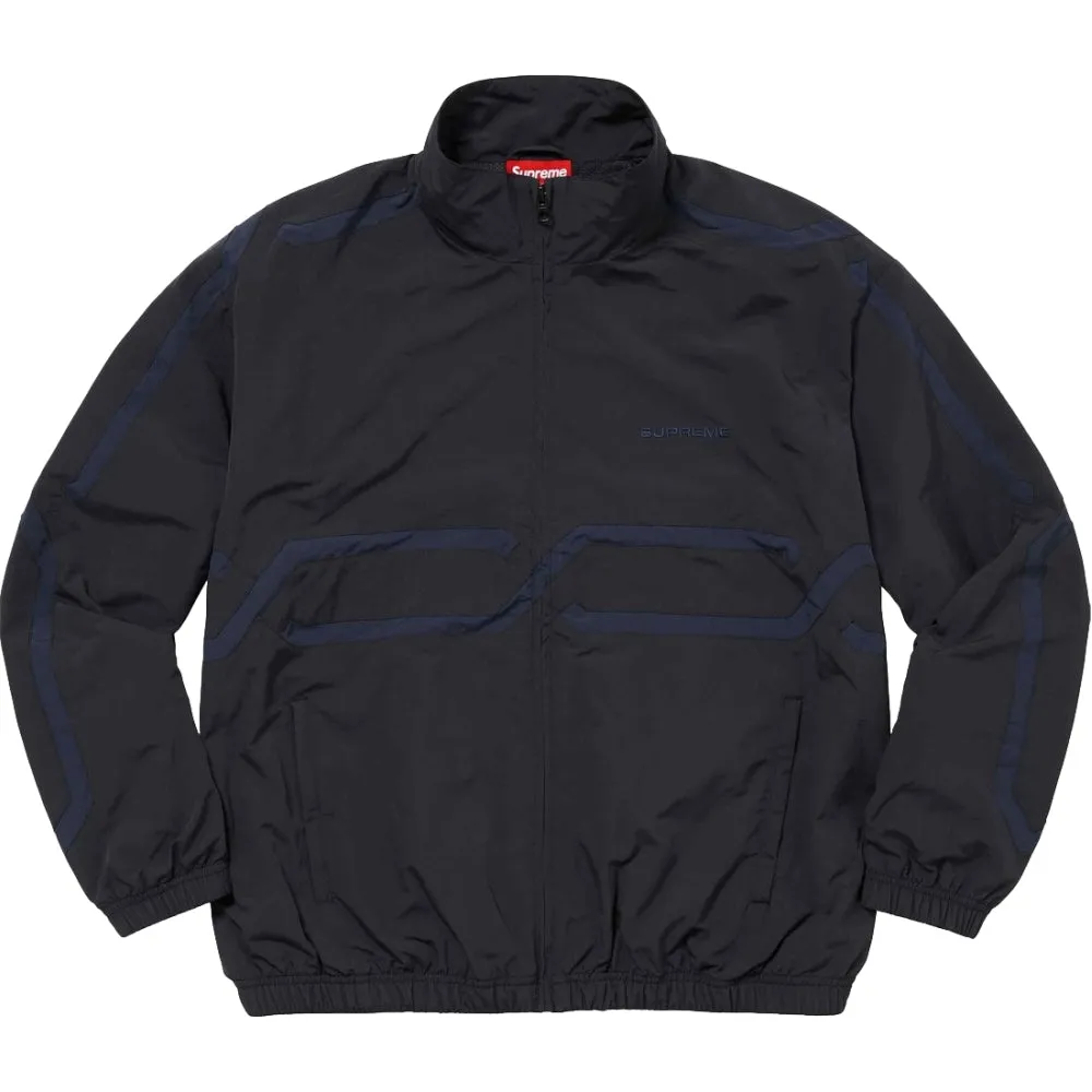 SUPREME INSET LINK TRACK JACKET-BLACK