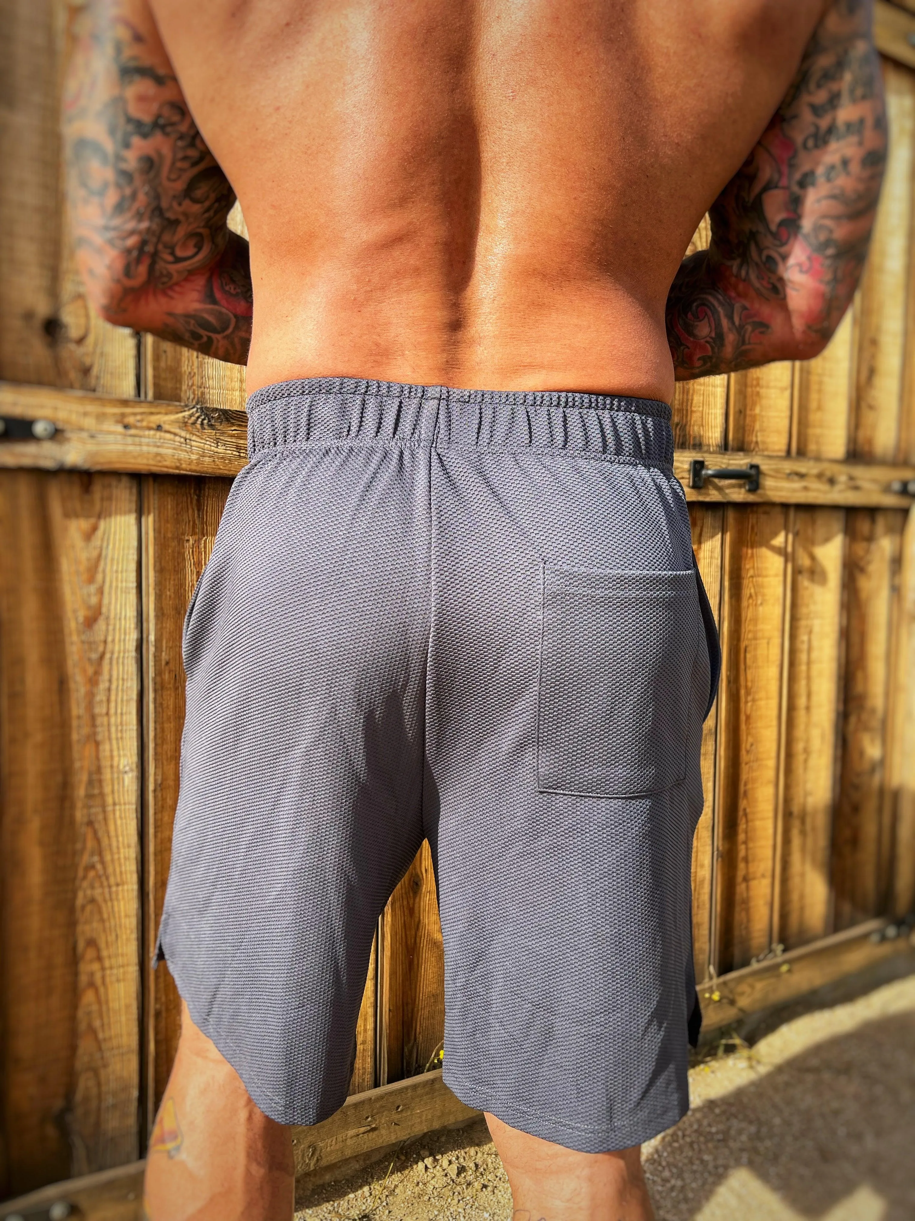 TDC GREY BASKETBALL SHORTS