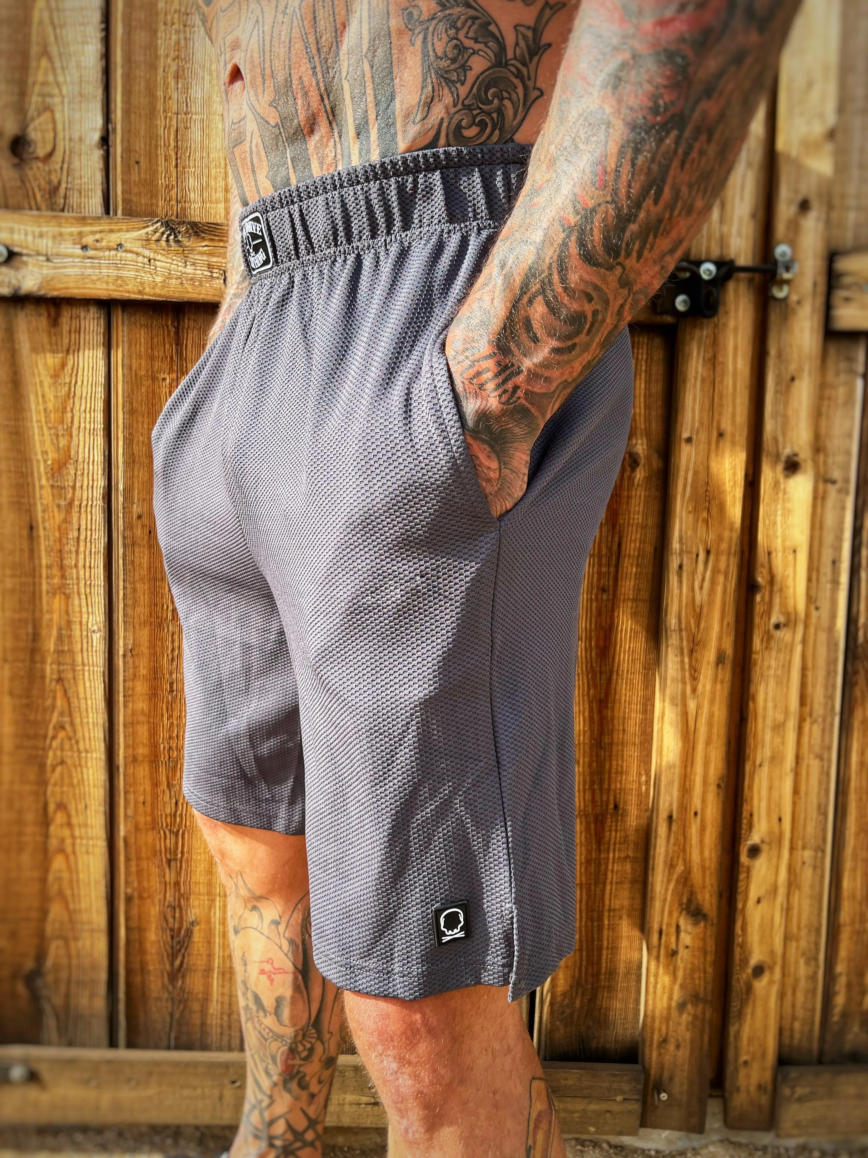 TDC GREY BASKETBALL SHORTS