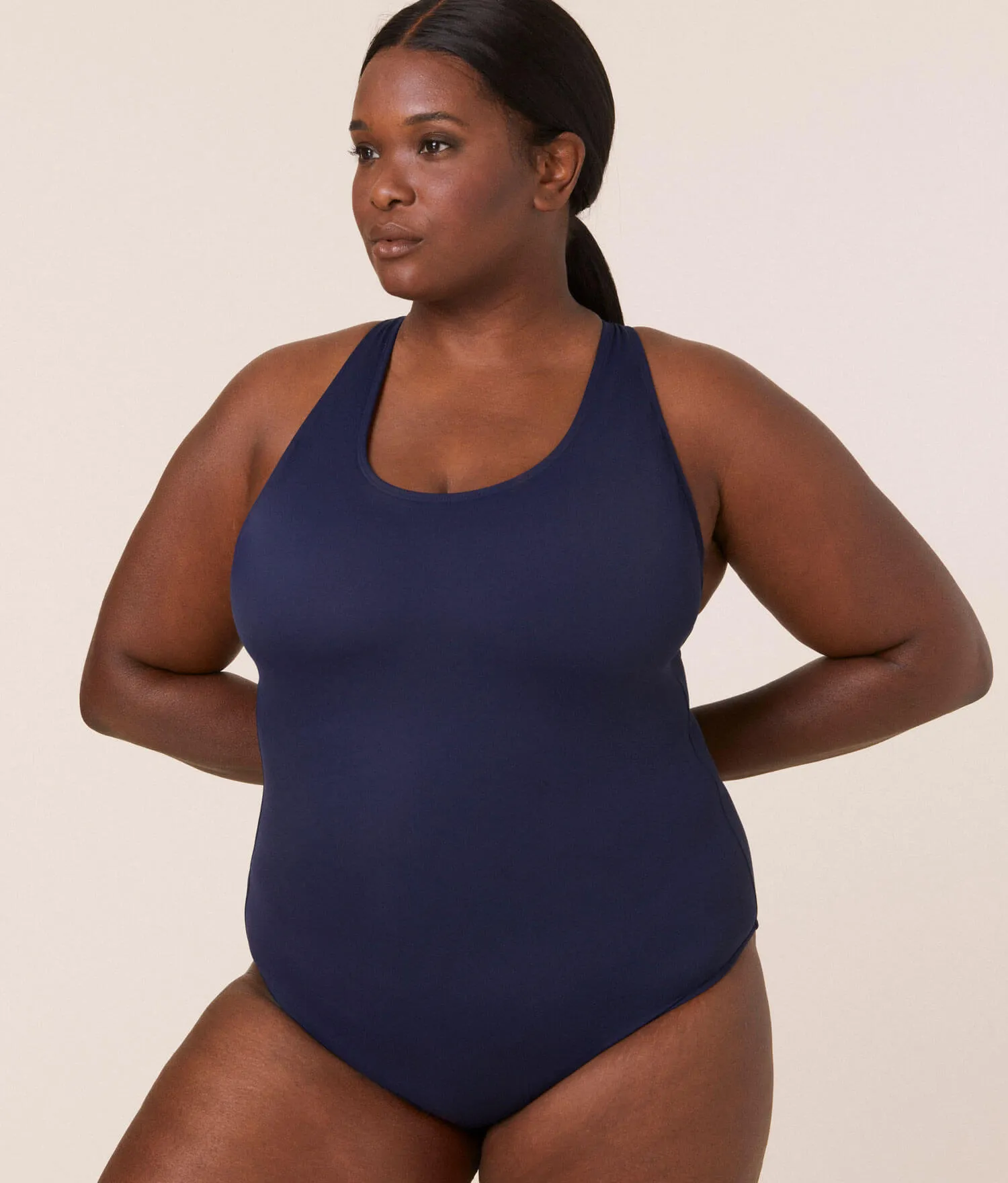 The Tulum One Piece - Flat - Navy - Classic