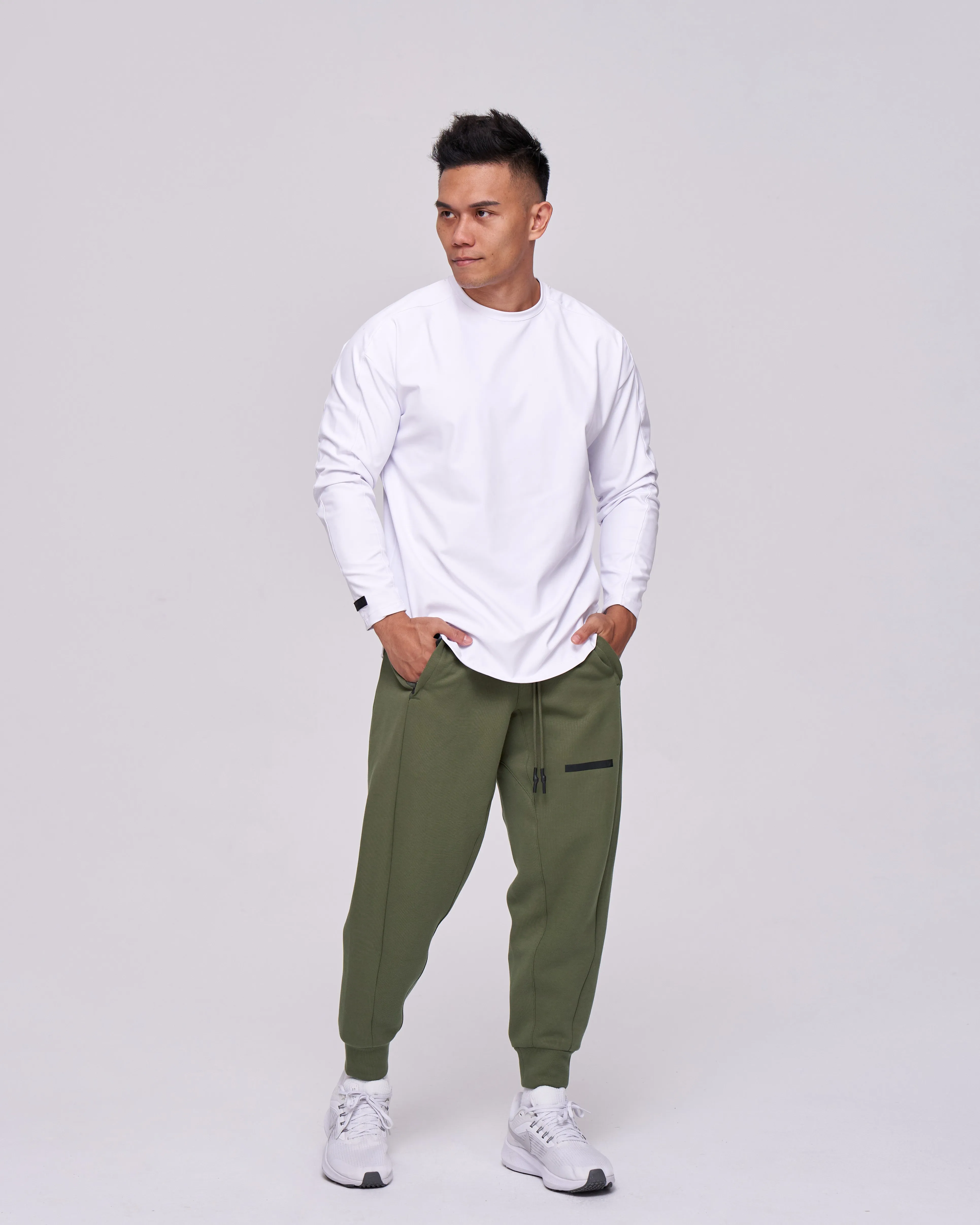 Track Stripe Cuffed Joggers