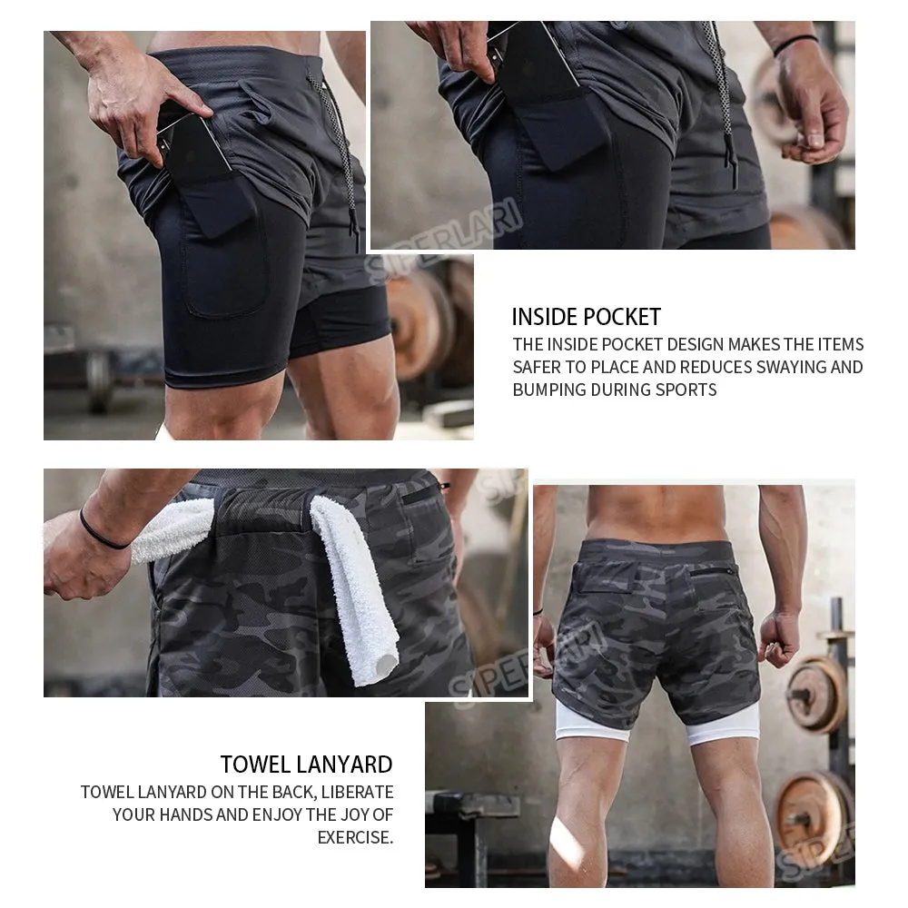 Training Shorts for Men - Running, Gym, Fitness, Workout