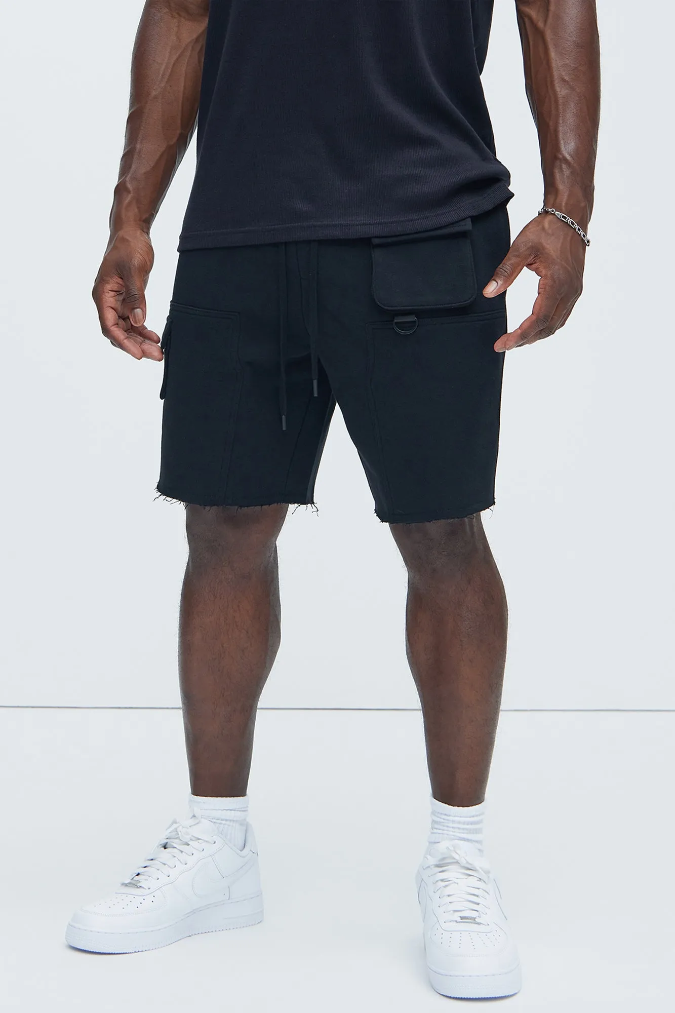 Tyson Keep It Going Carpenter Sweat Shorts - Black