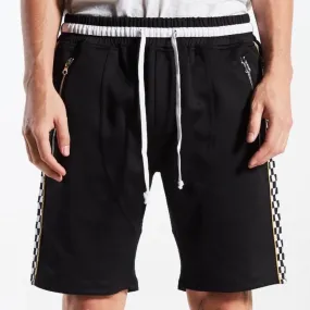 VELOCITY TRACK SHORTS BLK/CHKR