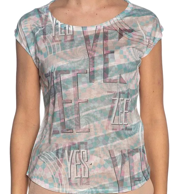 Yes Zee Sleeveless women's t-shirt T235-Y102-2002 patterned